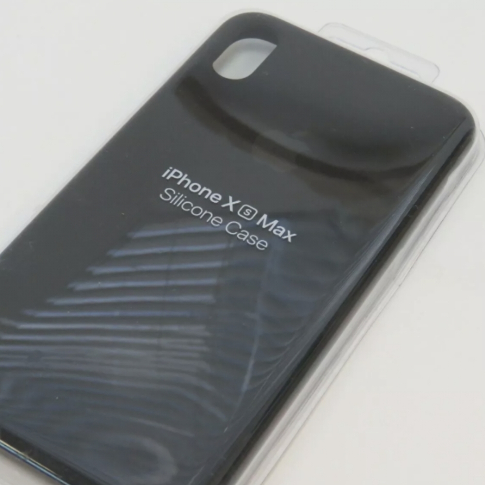 Apple Silicone Case for iPhone XS Max - Black (ZA3
